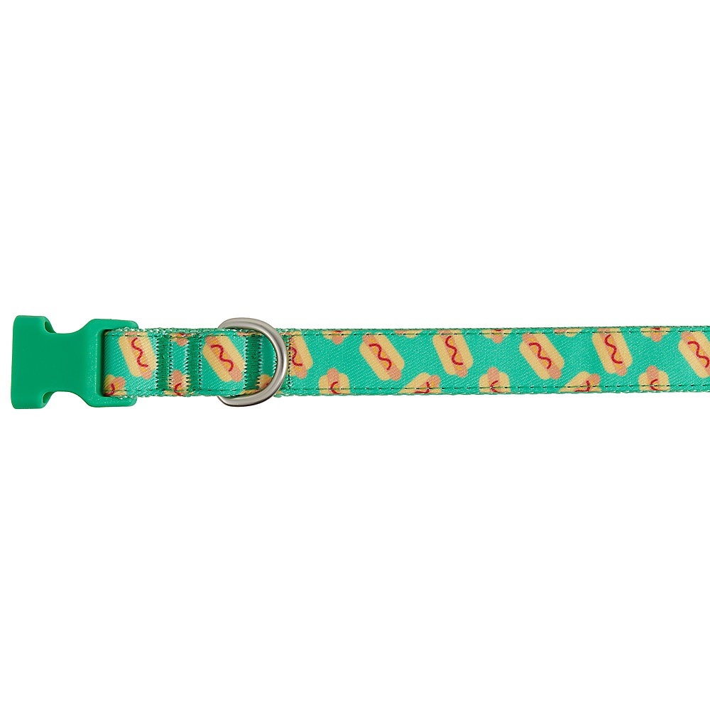 Top Paw® Green Hot Dog Collar